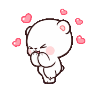 Mocha White Bear